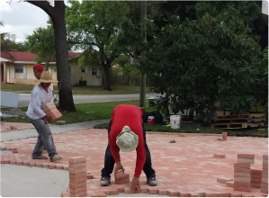 Paver patio project 2